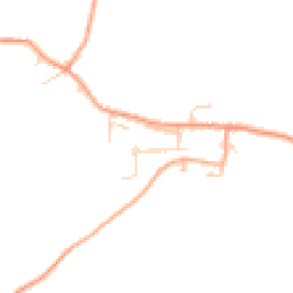 Daytime road noise heatmap for IP8 4PQ