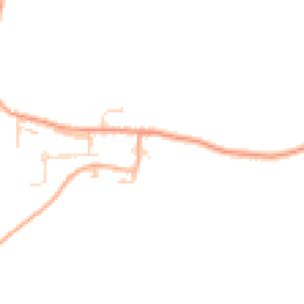 Daytime road noise heatmap for IP8 4PW