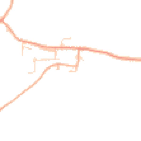 Daytime road noise heatmap for IP8 4PX