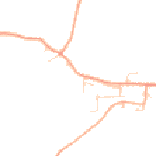 Daytime road noise heatmap for IP8 4QB
