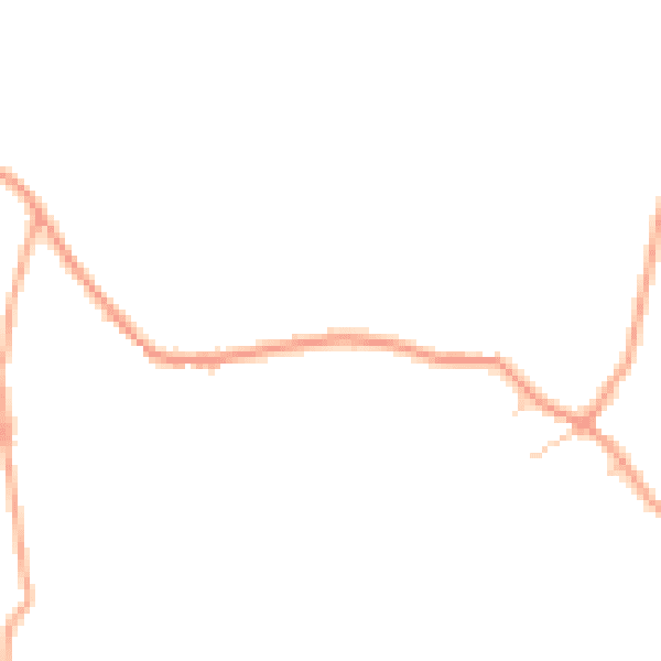 Daytime road noise heatmap for IP8 4QL