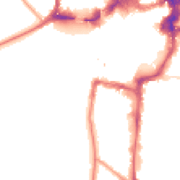 Night-time road noise heatmap for KT1 1HN