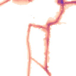 Night-time road noise heatmap for KT1 2AS