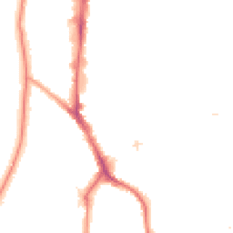 Night-time road noise heatmap for KT1 2FL