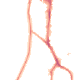 Night-time road noise heatmap for KT1 2HE