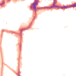 Night-time road noise heatmap for KT1 2QH