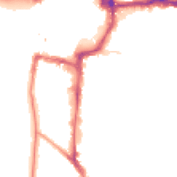 Night-time road noise heatmap for KT1 2RN