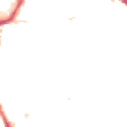 Night-time road noise heatmap for KT1 2SP