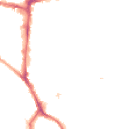 Night-time road noise heatmap for KT1 2SU