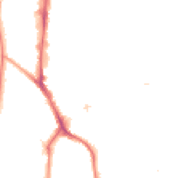 Night-time road noise heatmap for KT1 2TH