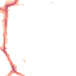 Night-time road noise heatmap for KT1 2UA