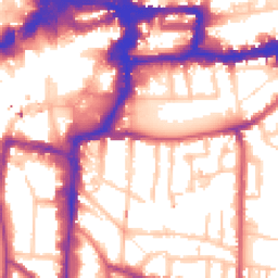 Daytime road noise heatmap for KT1 2UH