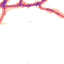 Night-time road noise heatmap for KT1 3AP