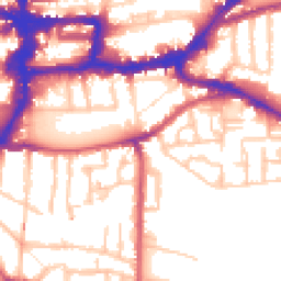 Daytime road noise heatmap for KT1 3BY