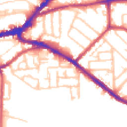 Daytime road noise heatmap for KT1 3HX