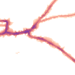 Night-time road noise heatmap for KT1 3NG