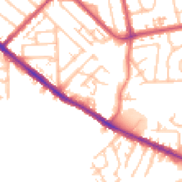 Daytime road noise heatmap for KT1 3QF