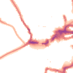 Night-time road noise heatmap for KT1 4BH