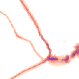 Night-time road noise heatmap for KT1 4DH