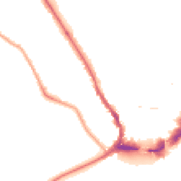 Night-time road noise heatmap for KT1 4DJ