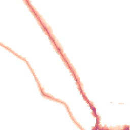 Night-time road noise heatmap for KT1 4DL