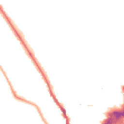 Night-time road noise heatmap for KT1 4EX