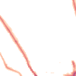 Night-time road noise heatmap for KT1 4HL