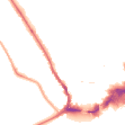 Night-time road noise heatmap for KT1 4HN