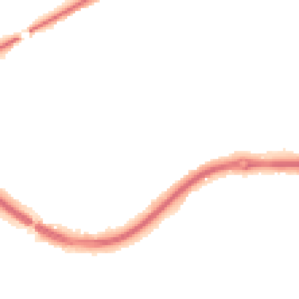 Night-time road noise heatmap for KT10 0AZ