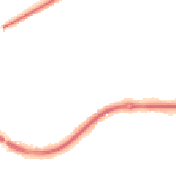 Night-time road noise heatmap for KT10 0BB