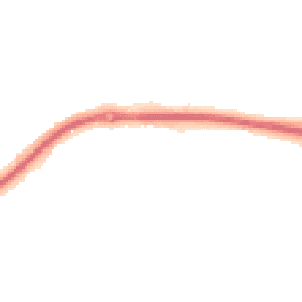 Night-time road noise heatmap for KT10 0BP