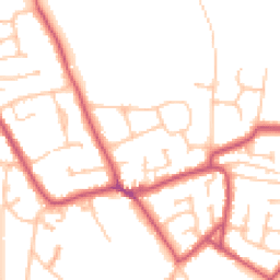 Daytime road noise heatmap for KT10 0DL