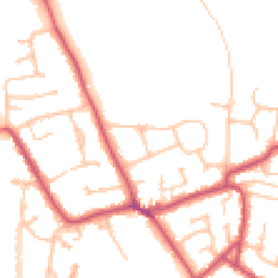 Daytime road noise heatmap for KT10 0DN