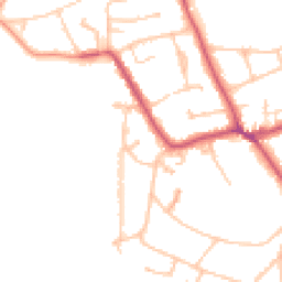 Daytime road noise heatmap for KT10 0DQ