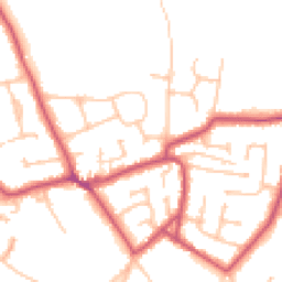 Daytime road noise heatmap for KT10 0DS