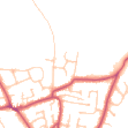 Daytime road noise heatmap for KT10 0EA