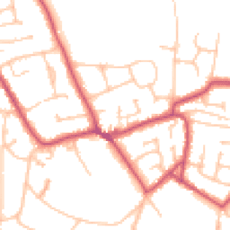 Daytime road noise heatmap for KT10 0EH