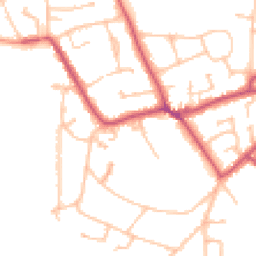 Daytime road noise heatmap for KT10 0HF