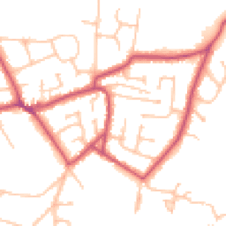Daytime road noise heatmap for KT10 0HG