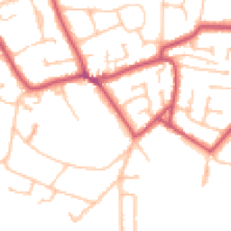 Daytime road noise heatmap for KT10 0JP