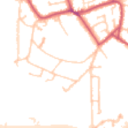 Daytime road noise heatmap for KT10 0LU