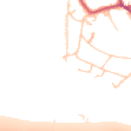 Daytime road noise heatmap for KT10 0PS