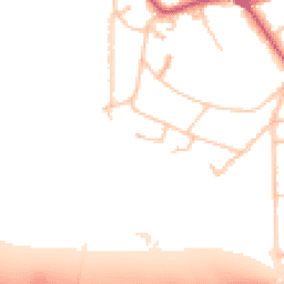 Daytime road noise heatmap for KT10 0PX