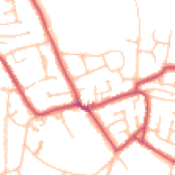 Daytime road noise heatmap for KT10 0RN