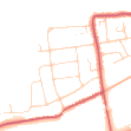 Daytime road noise heatmap for KT10 8DL