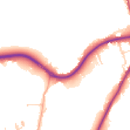 Daytime road noise heatmap for KT10 8PQ