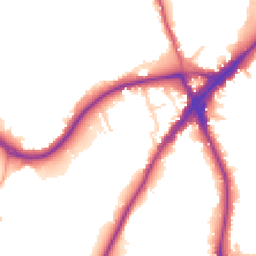 Daytime road noise heatmap for KT10 8PS