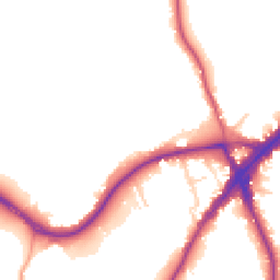 Daytime road noise heatmap for KT10 8PT