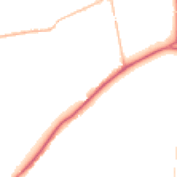 Night-time road noise heatmap for KT10 9AA