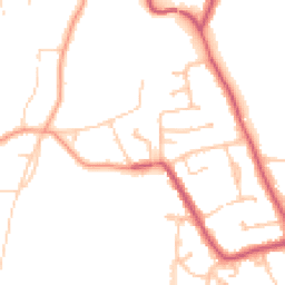 Daytime road noise heatmap for KT10 9DH